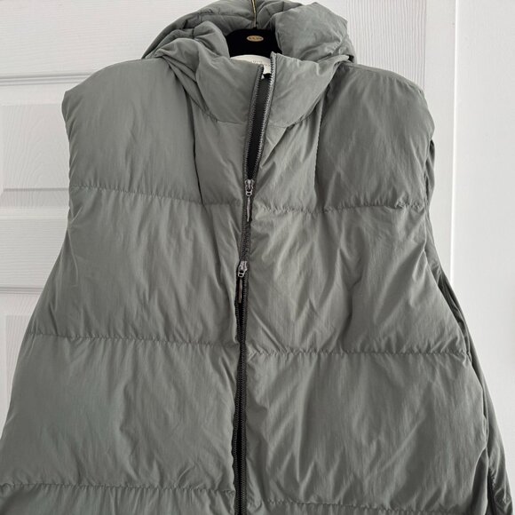 Studio Nicholson "Hazan" Hooded Puffer Vest in Grey, size "0" (Fits Size Small) - Picture 6 of 12